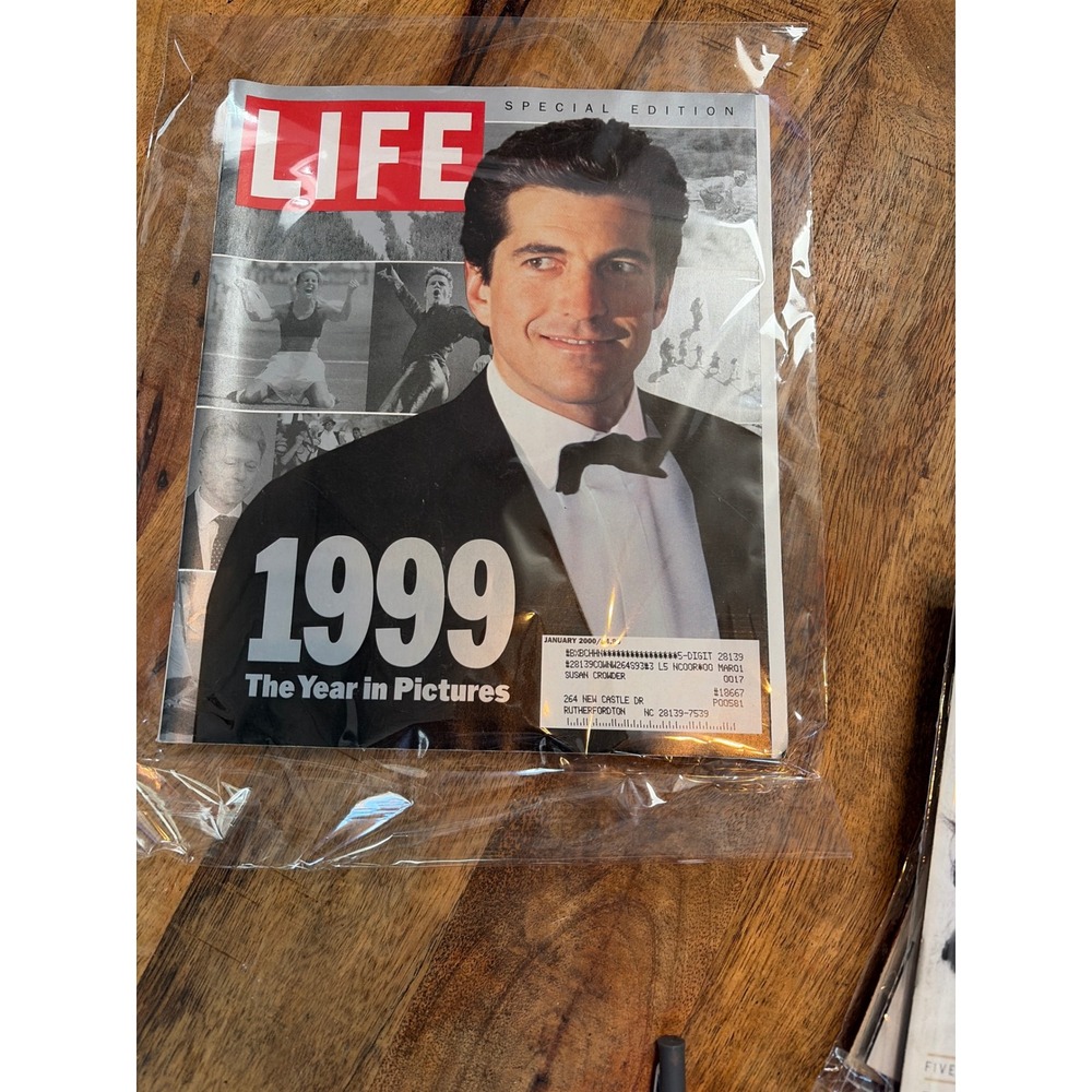 LIFE Magazine Special Edition January 2000 1999 Year in Pictures JFK Jr Cover